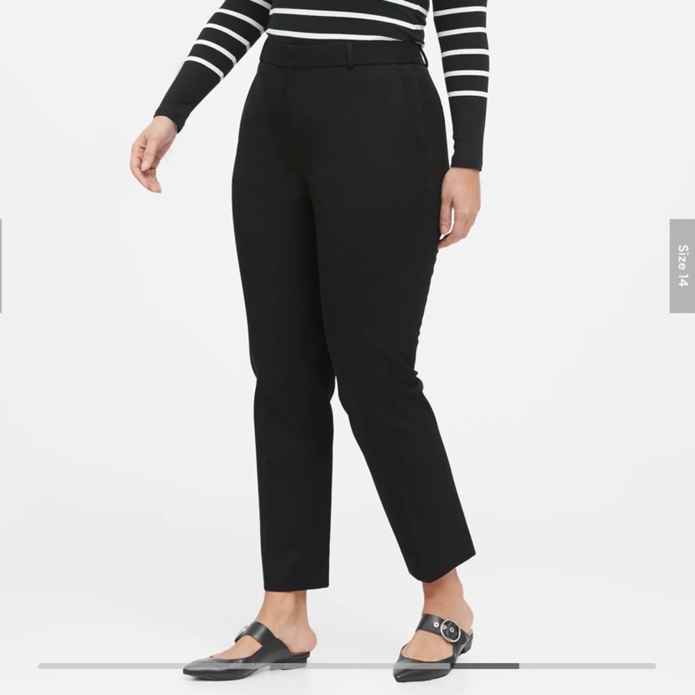 Banana Republic Ryan Fit Black Slacks